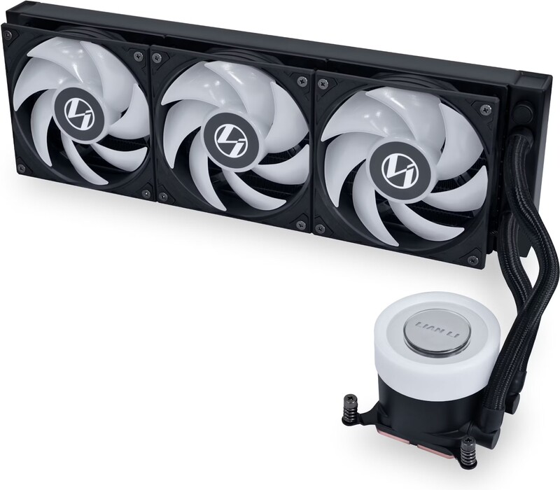 Lian li galahad ii lite 360r waterkoel 2 orig - Lian Li Galahad II Lite 360 RGB 360mm Waterkoeler (Black)