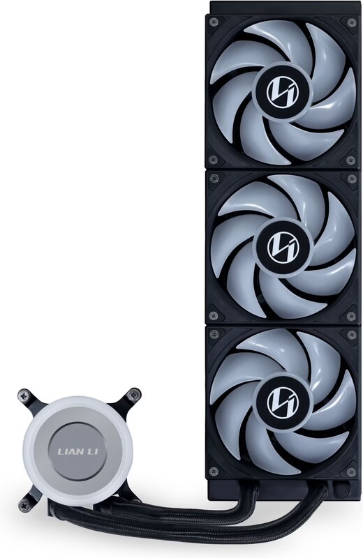 Lian li galahad ii lite 360r waterkoel 4 orig - Lian Li Galahad II Lite 360 RGB 360mm Waterkoeler (Black)