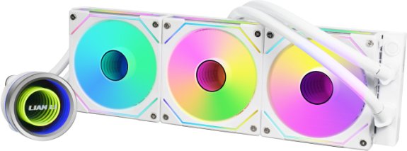 Lian li galahad ii trinity 360 sl inf 60254 - Lian Li Galahad II 360 Trinity SL-INF 360mm Waterkoeler (White)