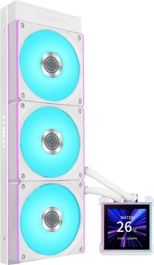 Lian li hydroshift ii lcd s 360c water 1022032 - Lian Li HydroShift II LCD-S 360CL White 360mm Waterkoeler (White)