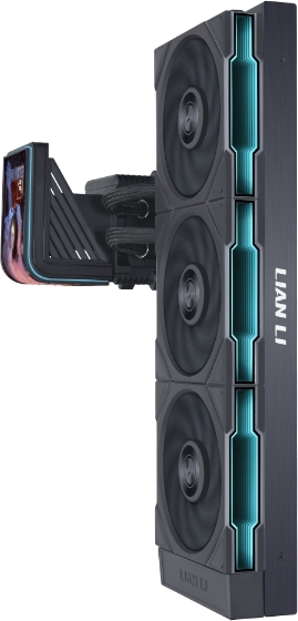Lian li hydroshift ii oled curved 360t 2 orig - Lian Li HydroShift II OLED 360mm Waterkoeler (Black)