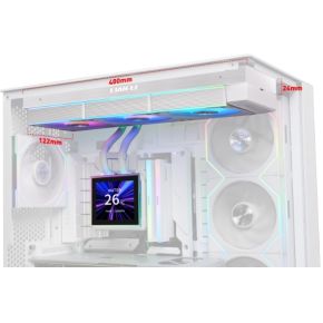HydroShift II LCD-S 360CL White 360mm Waterkoeler (White) - afbeelding 3