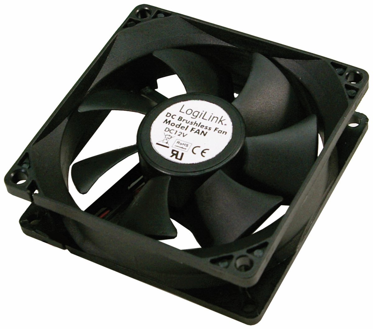 PC Case Cooler Fan (120x120x25mm, Black)