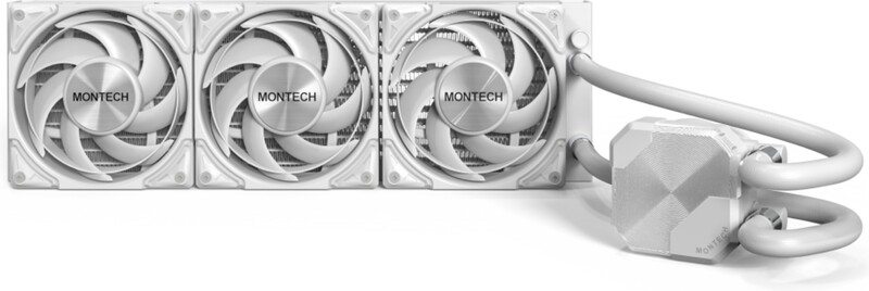Montech hyperflow silent 360 waterkoel 60231 3 orig - Montech HyperFlow Silent 360 360mm Waterkoeler (White)