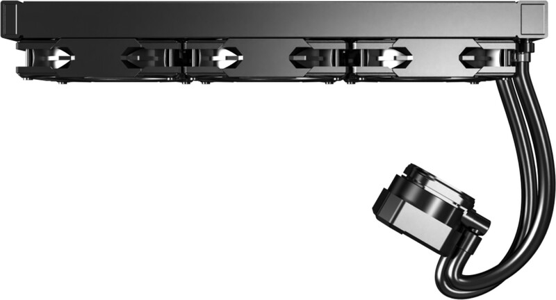 Montech hyperflow silent 360 waterkoel 60257 4 orig - Montech HyperFlow Silent 360 Zwart 360mm Waterkoeler (Black)