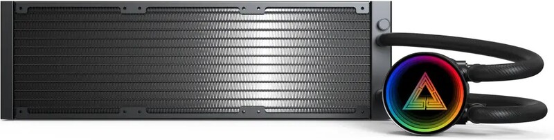 Montech lightflow 360 waterkoeling 5 orig - Montech LightFlow 360 ARGB Zwart 360mm Waterkoeler (Black)