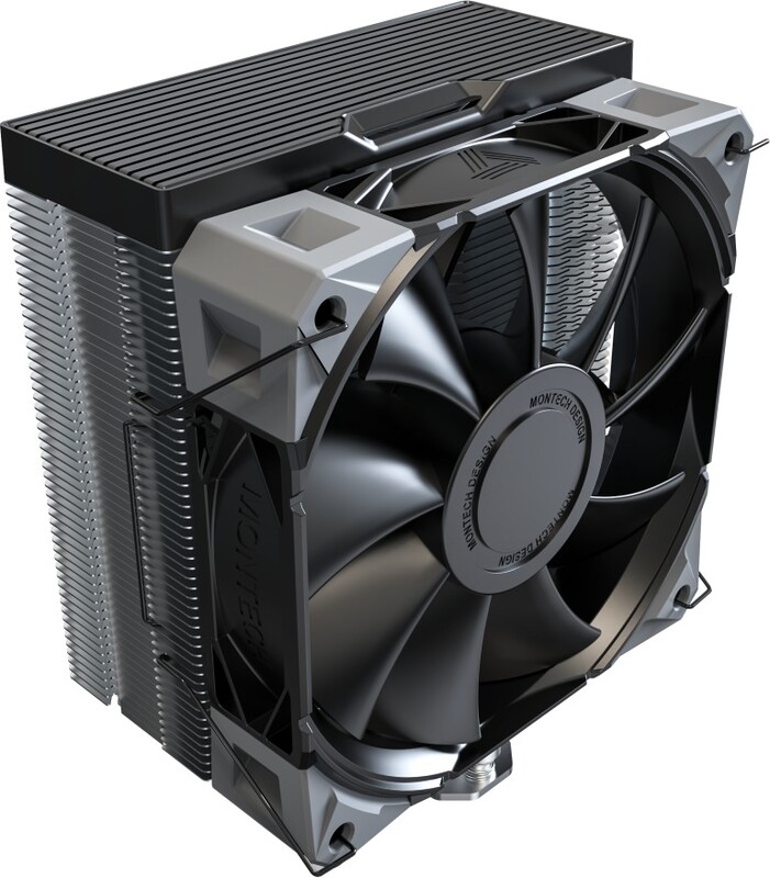 Montech nx400 cpu koeler 399785 2 orig - Montech NX400 Zwart CPU-koeler