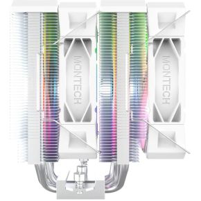 NX600 ARGB Dual-Tower CPU Air Cooler Wit - afbeelding 3