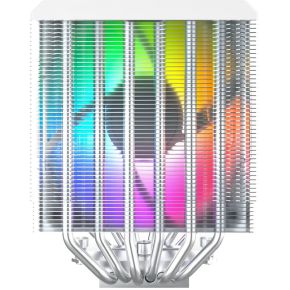 NX600 ARGB Dual-Tower CPU Air Cooler Wit - afbeelding 4