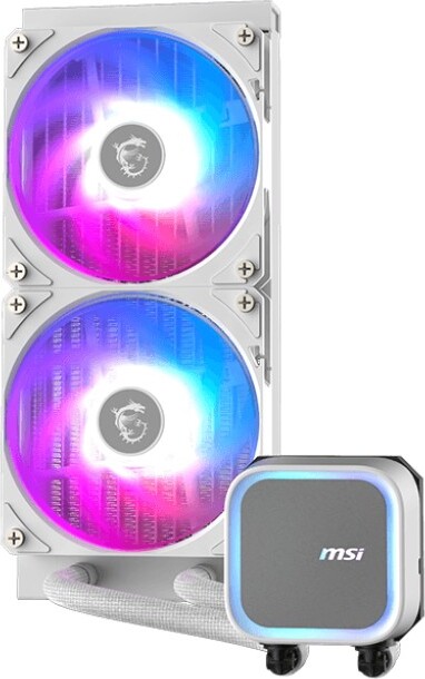 Msi mag coreliquid a13 240 waterko 60259 2 orig - MSI MAG CoreLiquid A13 240 240mm Waterkoeler (White)