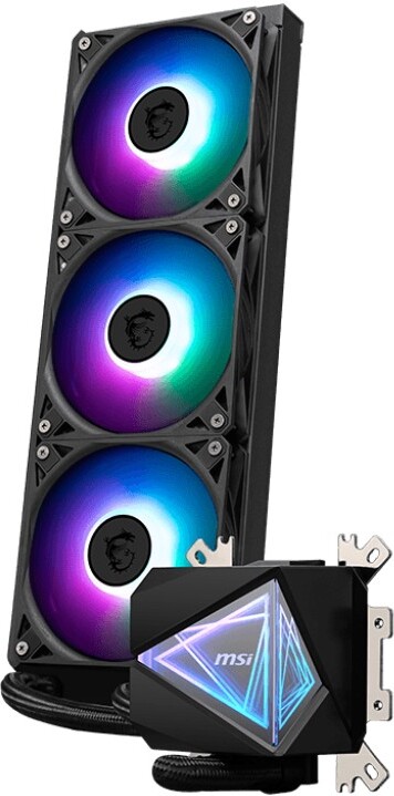 Msi mag coreliquid i360 waterkoeli 60269 4 orig - MSI MAG CoreLiquid I360 360mm Waterkoeler (Black)
