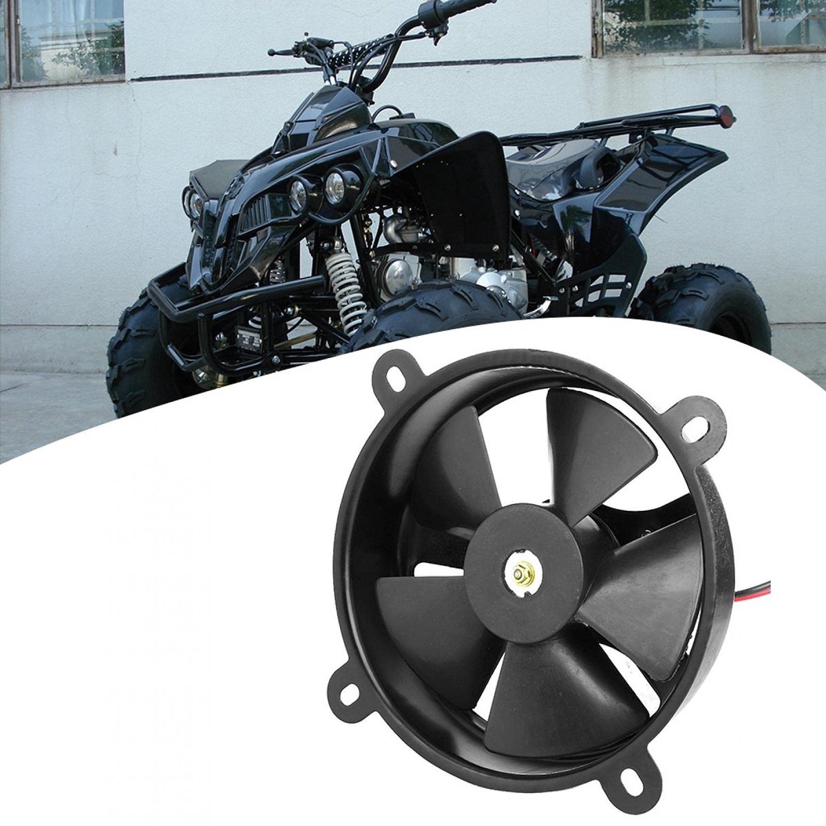 Muffinventilator, Muffinventilator, 6 Inch Radiator Thermo-Elektrische Koelventilator 150C 200Cc Geschikt Voor Quad Dirt Bike Atv Buggy Weg Kamer Naar Kamer Houtkachel Open Haard Circulatie