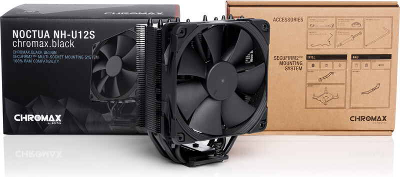 Noctua nh u12s chromax black cpu koel 4 orig - Noctua NH-U12S chromax.black CPU-koeler