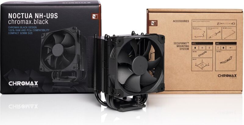 Noctua nh u9s chromax black cpu koele 4 orig - Noctua NH-U9S Chromax.Black CPU-koeler