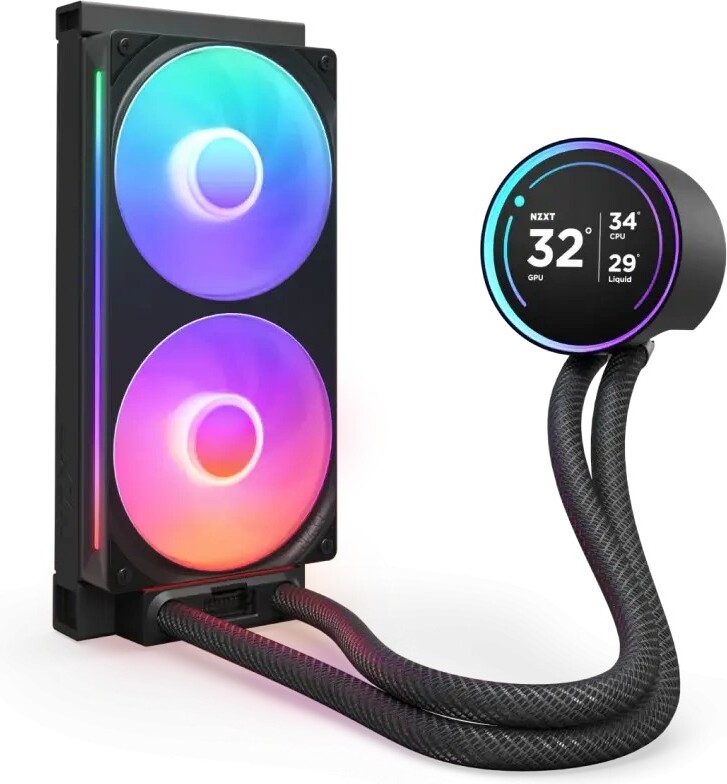 Nzxt kraken elite 240 waterkoeling 60113 2 orig - NZXT Kraken Elite 240 RGB 240mm Waterkoeler (Black)