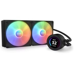 Nzxt Kraken Elite 280 Rgb - Vloeistof-Koelsysteem - Afmeting Radiator 280Mm - Voor Intel Lga 1700, 1200, 115X, Amd Am5, Am4, Strx4, Tr4 - 2 X F120P Fans - Koper, Aluminium, Plastic - Rgb - Zwart
