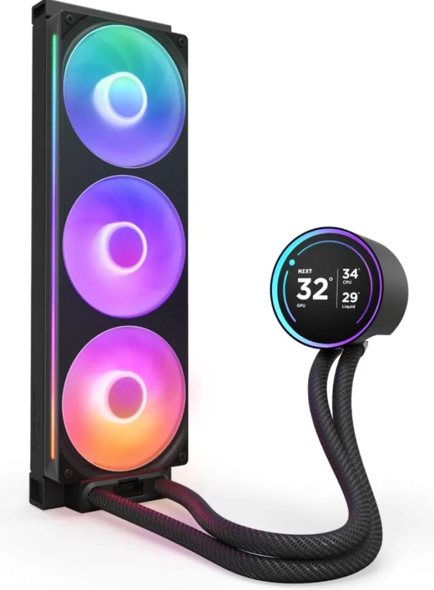 Nzxt Kraken Elite 360 Rgb 2024 - Vloeistof-Koelsysteem Processor Afmeting koeler - afbeelding 5