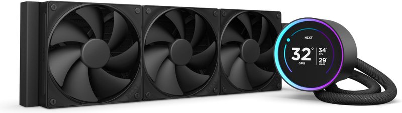 Nzxt kraken elite 360 waterkoeling 60115 - NZXT Kraken Elite 360 Black 2024 360mm Waterkoeler (Black)