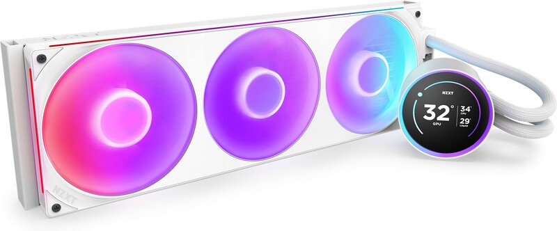 Nzxt kraken elite 420 waterkoeling 368709 7 orig - NZXT Kraken Elite 420 V2 RGB 420mm Waterkoeler (White)