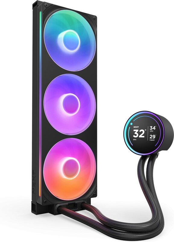 Nzxt kraken elite 420 waterkoeling 369094 2 orig - NZXT Kraken Elite 420 V2 RGB 420mm Waterkoeler (Black)