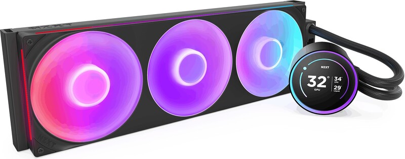 Nzxt kraken elite 420 waterkoeling 369094 3 orig - NZXT Kraken Elite 420 V2 RGB 420mm Waterkoeler (Black)