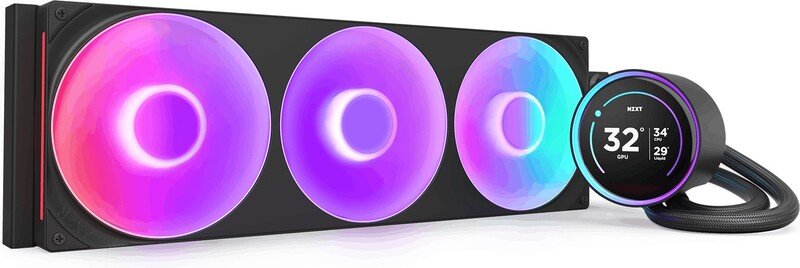 Nzxt kraken elite 420 waterkoeling 369094 - NZXT Kraken Elite 420 V2 RGB 420mm Waterkoeler (Black)
