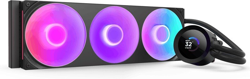 Nzxt kraken plus 360 waterkoeling 60119 - NZXT Kraken Plus 360 V2 RGB 360mm Waterkoeler (Black)
