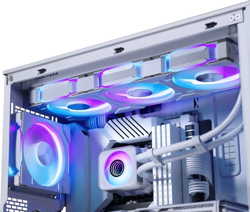Phanteks glacier one 360d30 x3 drgb whi 5 orig - Phanteks Glacier One 360D30 X2 DRGB 360mm Waterkoeler (White)