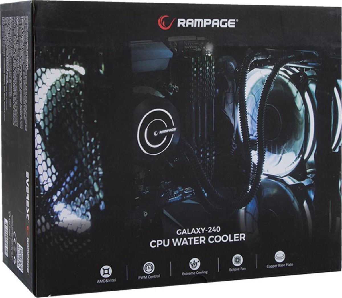 Galaxy-240 Cpu Water Koeler 240mm Waterkoeler (Black) - afbeelding 3