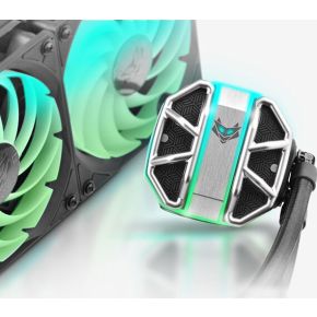 Sapphire nitro s360 a 5 orig - Sapphire Nitro+ S360-A AIO CPU Cooler 360mm Waterkoeler (Black)