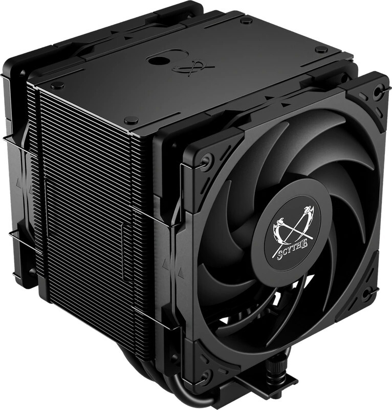 Scythe mugen 6 dual fan black 2 orig - Scythe Mugen 6 Dual Fan Black Edition CPU-koeler