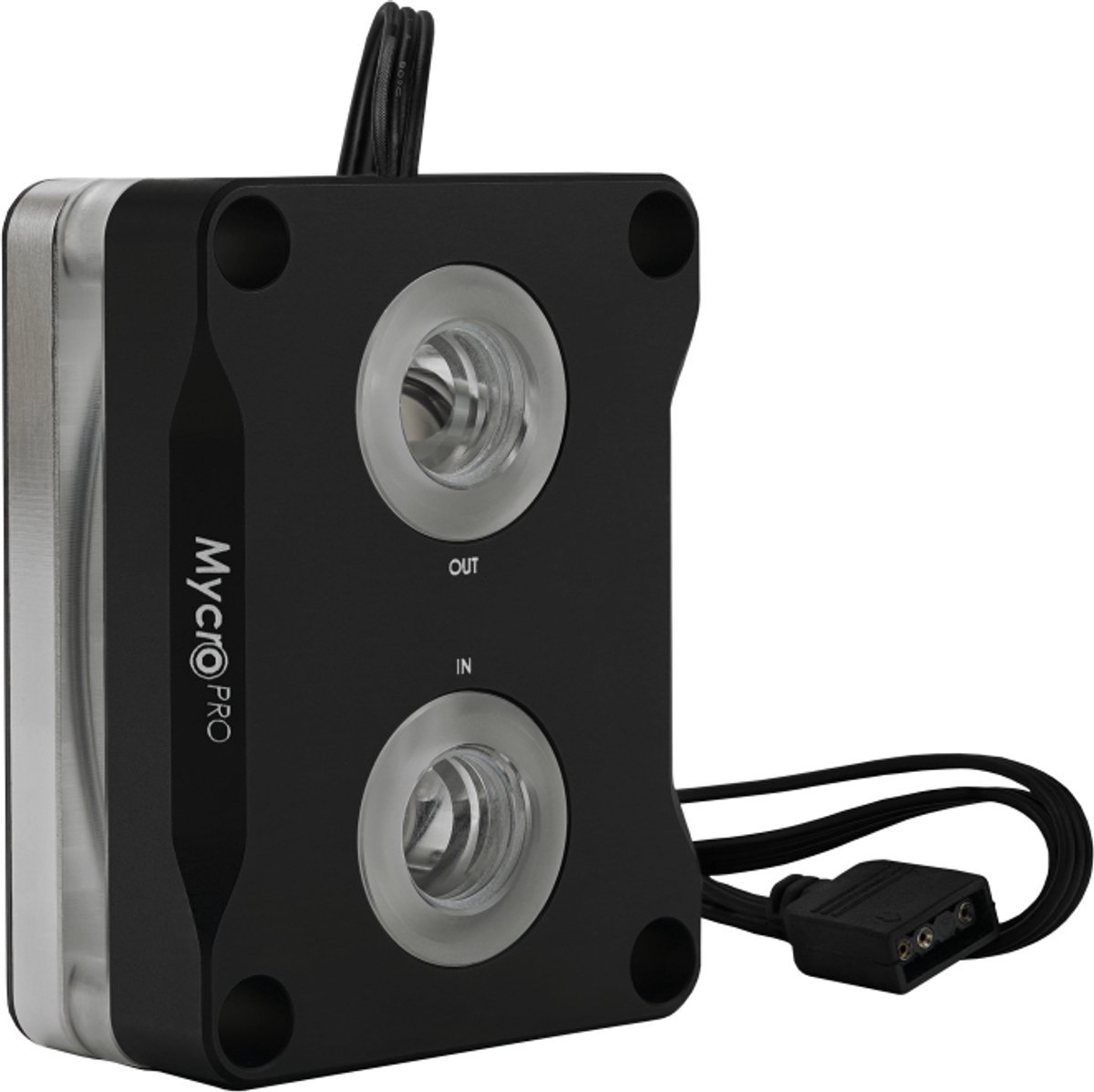 Thermal Thermal Grizzly Amd Mycro Direct-Die Pro - Waterblok Voor Processor 3-Pin - G1/4" Female - Argb Leds - Zwart, Zilver