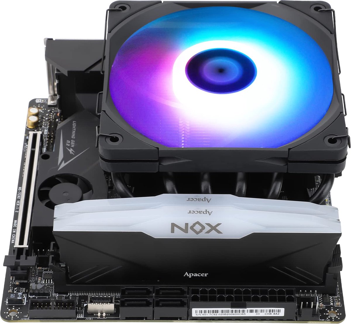 Thermalright Classic Low Profile Cpu Cooler - Axp120-X67 Black Argb - Htpc/Itx - afbeelding 7