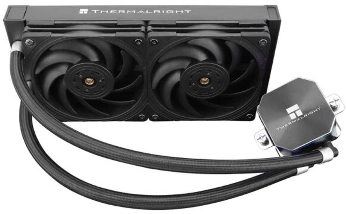 Frozen Edge 240 Black Liquid CPU Cooler 240mm Waterkoeler (Black) - afbeelding 2