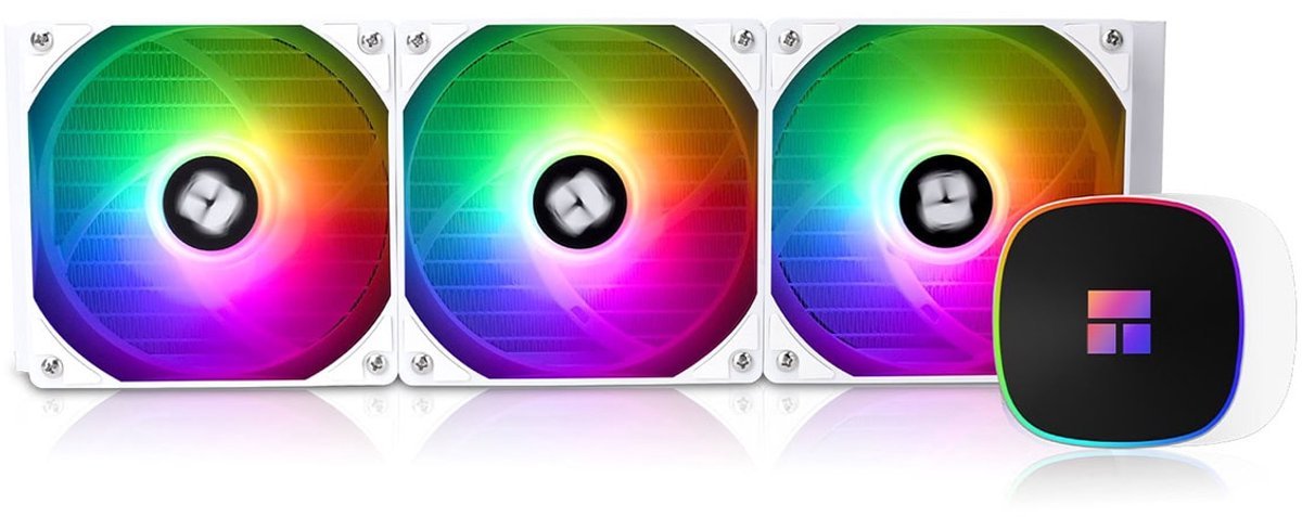 Thermalright Thermalright Frozen Horizon 360 Argb White V2 360Mm Intel-Amd Compatibele Witte Cpu Vloeistofkoeler