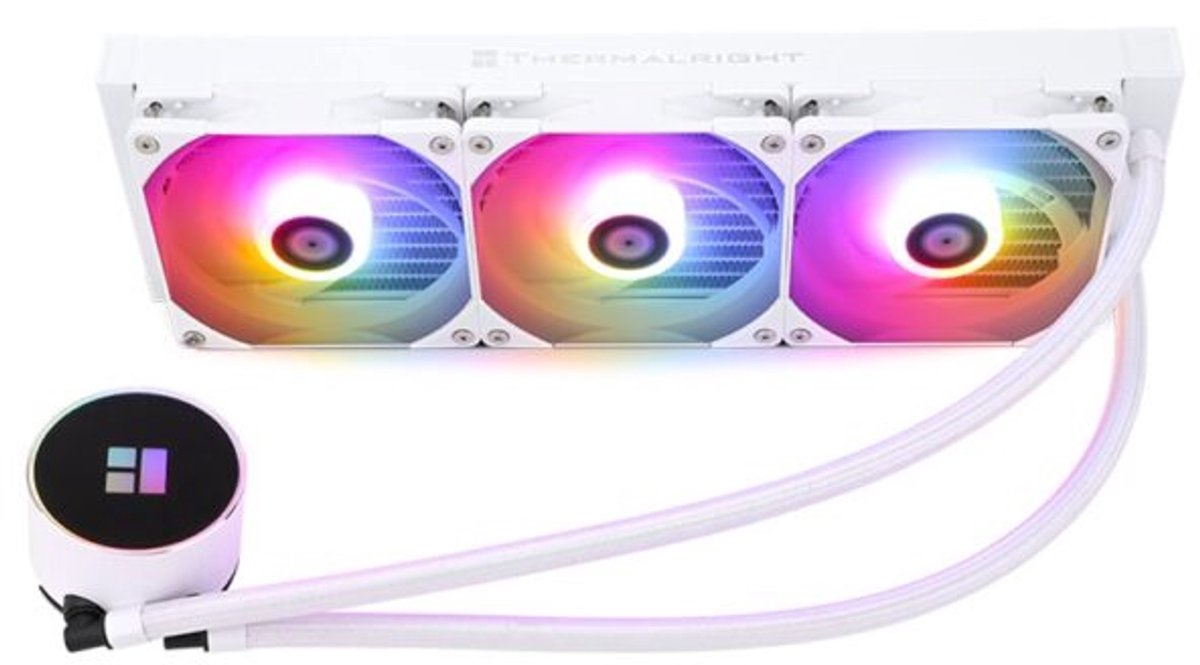 Thermalright frozen magic 360 white v2 360m 2 orig - Thermalright Frozen Magic 360 White ARGB V2 360mm Waterkoeler (White)