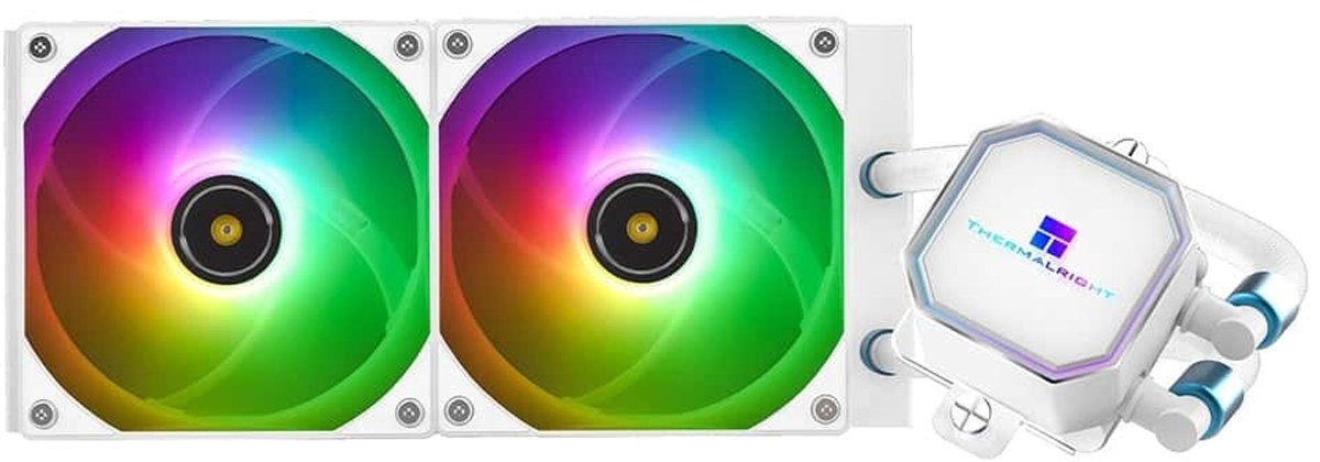 Thermalright Thermalright Frozen Prism 240 Argb 240Mm Intel-Amd Compatibel Witte Cpu Waterkoeler
