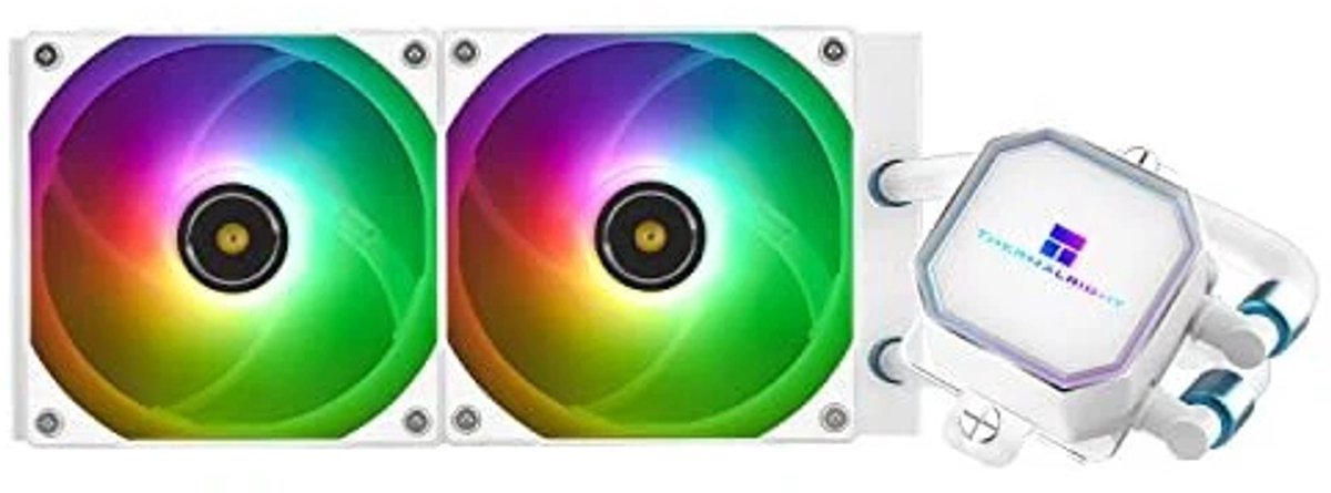 Thermalright Thermalright Frozen Prism 240 Black Argb Generator Watergekoelde Ventilator