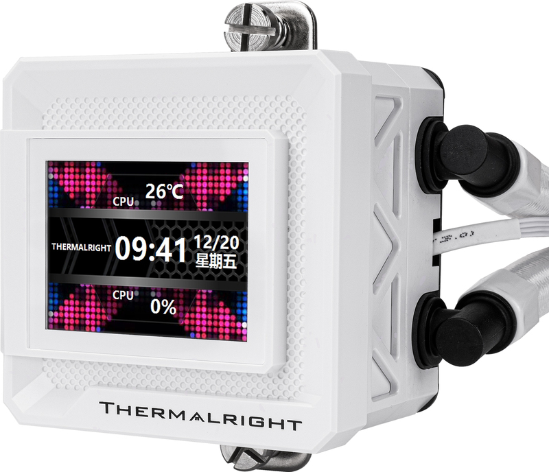 Thermalright frozen warframe 360 wit 4 orig - Thermalright Frozen Warframe 360mm Waterkoeler (White)
