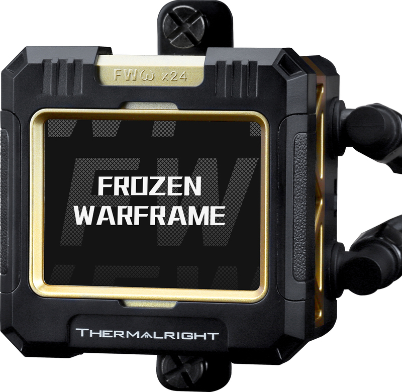 Thermalright frozen warframe 420 zwart 3 orig - Thermalright Frozen Warframe 420 Black ARGB 420mm Waterkoeler (Black)