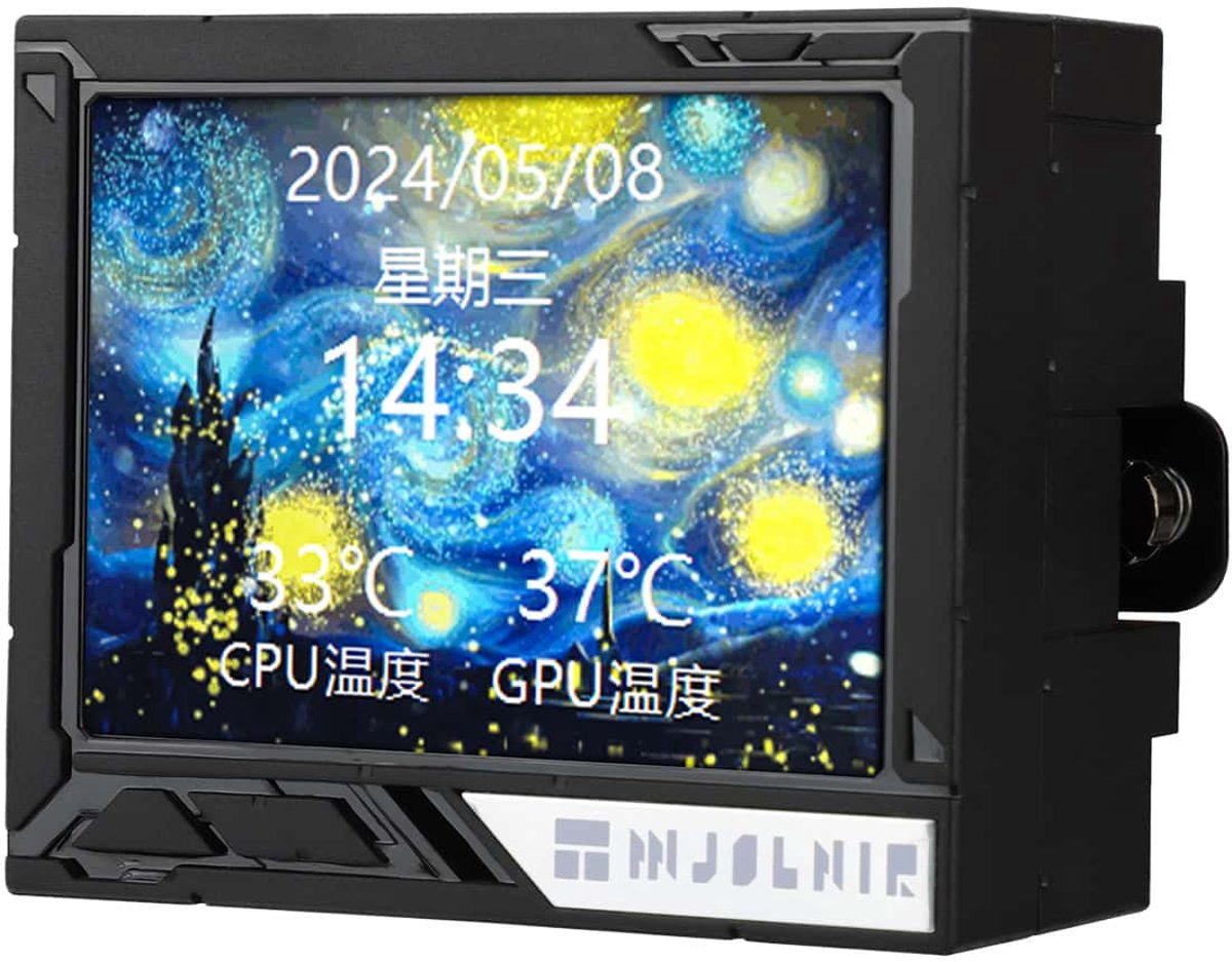 Mjolnir Vision 360 Black ARGB Liquid CPU Cooler 360mm Waterkoeler (Black) - afbeelding 3