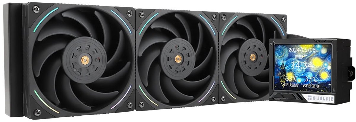 Thermalright Thermalright Mjolnir Vision 360 Black Argb 360Mm Intel-Amd Compatibele Cpu Waterkoeler