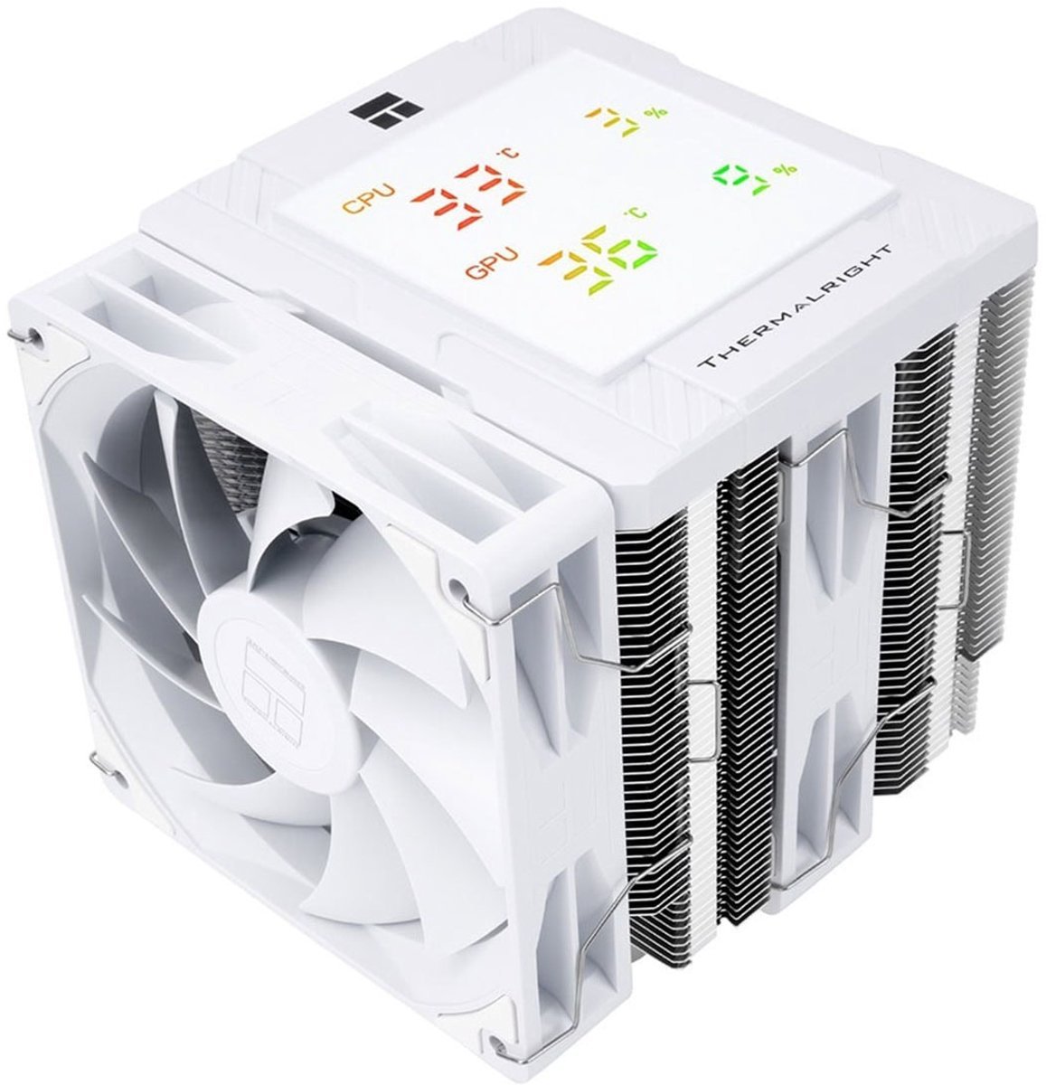 Thermalright Thermalright - Peerless Assassin 120 Digital White Tl-C12Cw-X28 V2 120Mm 6 X 6Mm Warmtebuizen Intel-Amd Compatibele Witte Cpu Luchtkoeler