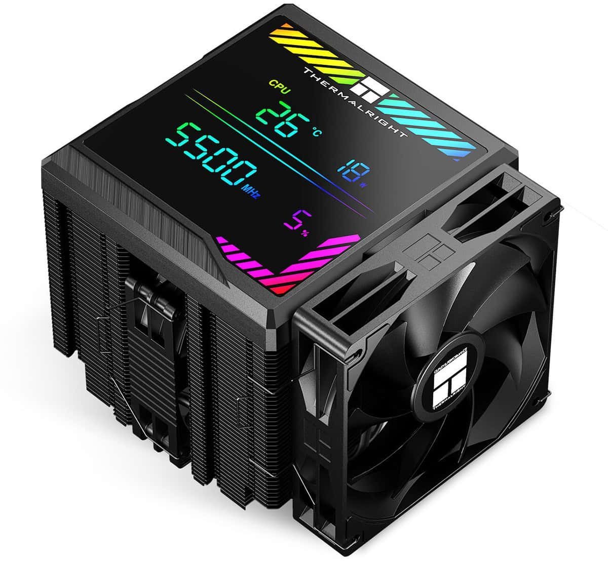 Thermalright Thermalright Peerless Assassin 140 Digital Black Tl-D14Cb Intel-Amd Compatibele Luchtkoeler Met 6 X 6Mm Warmtepijpen