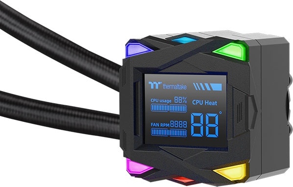 Thermaltake la240 s sync aio vloeistofkoel 3 orig - Thermaltake LA240-S ARGB Sync AIO Liquid 240mm Waterkoeler (Black)