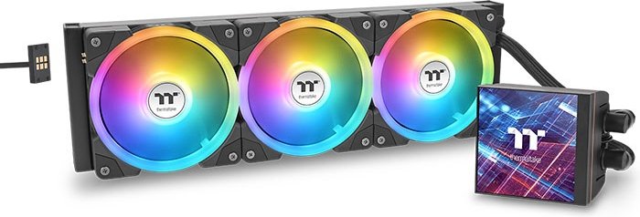 Thermaltake magfloe 360 ultra alles in een 404878 - Thermaltake MAGFloe 360 Ultra ARGB 360mm Waterkoeler (Black)
