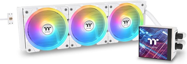 Thermaltake Thermaltake Magfloe 360 Ultra Argb Processor Alles-In-Één Vloeistofkoeler 12 Cm Wit 1 Stuk(S)