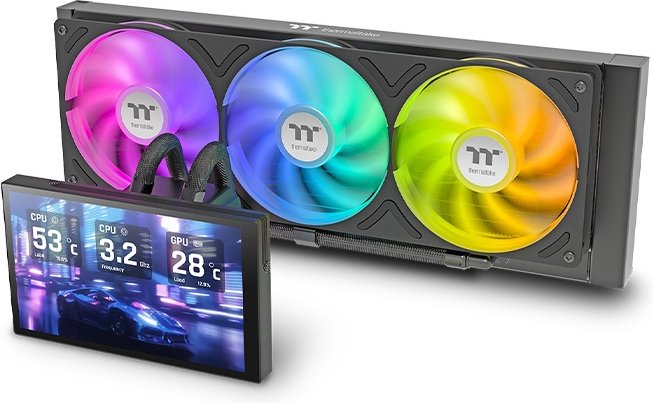 Thermaltake st360 ultra sync zwart - Thermaltake ST360 Ultra ARGB 360mm Waterkoeler (Black)