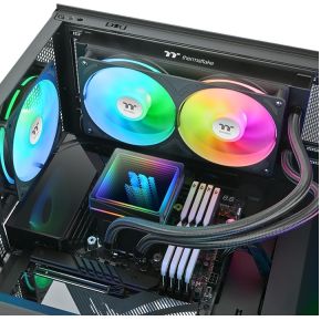 TH240 V3 ARGB Sync All-in-One CPU Liquid Cooler - 240mm Radiator, Black, 355W TDP - afbeelding 5