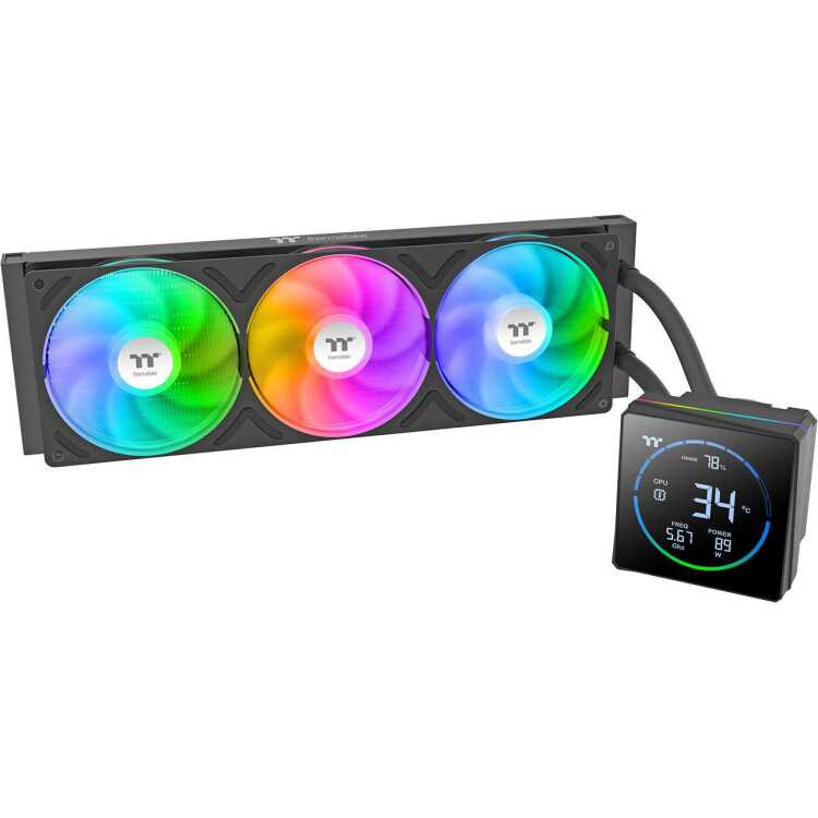 TH360-S V3 ARGB Sync AIO Liquid Cooler 360mm Waterkoeler (Black) - afbeelding 7